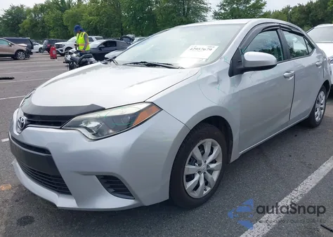 2015 Toyota Corolla Le from USA, damaged, VIN 2T1BURHEXFC451811